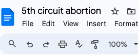 one of my low-stakes new years resolutions was to stop naming google docs vague things like “mifepristone update” and “scotx ruling” I made it to 4:10pm on january 2nd.