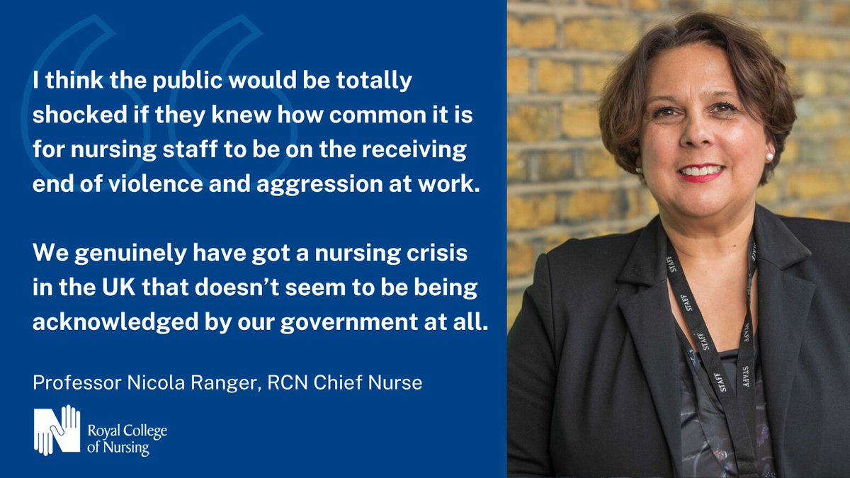 It shouldn't have come to this: NHS nurses suffering shocking violence from patients, and the government is failing to even acknowledge the issue. This must be treated as a priority - read the full response from our Director of Nursing Nicola Ranger: bit.ly/4aC0Prr