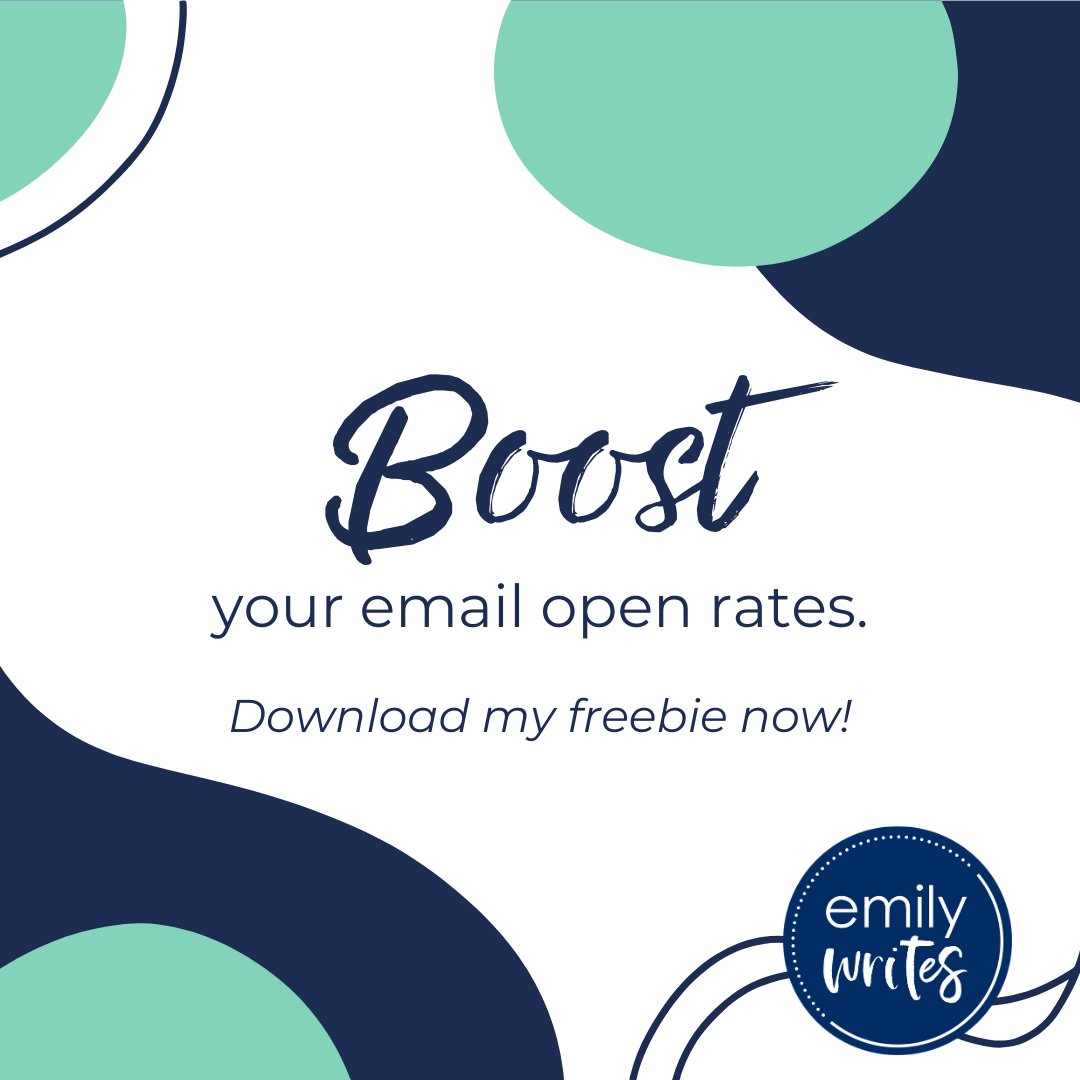 EmilyWritesLLC's tweet image. Ready to completely give up on email marketing due to low open rates?

⚠️ Wait!

The problem may not be your content. It could be your subject line!

#emilywrites #emailmarketing #emailsubjectline