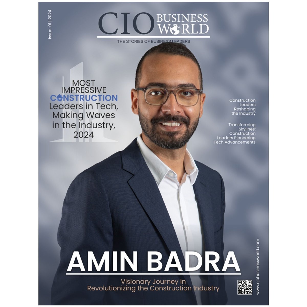 🏆 Most Impressive Construction Leaders in Tech, Making Waves in the Industry, 2024 🏆
Meet Amin Badra Digital Unit Head KABBANI CONSTRUCTION GROUP - KCG ( @KCG_IKK )

Web link-bit.ly/3tLBJWf
Digital link- bit.ly/48myQdG