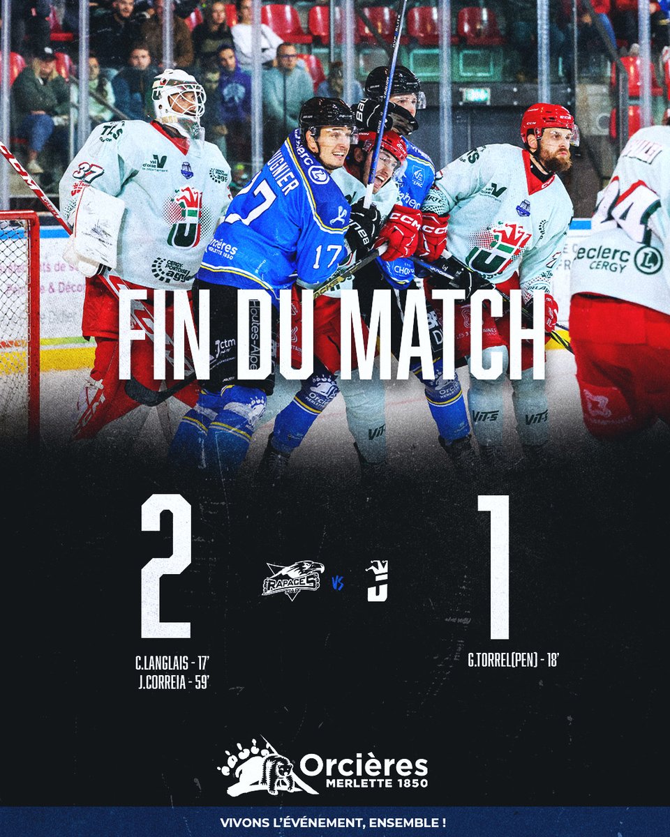 Et ça fait 4 à la suite !!!!!!!! 🔥
Julien Correia anéanti les efforts des Jokers dans les dernieres secondes du match pour aller chercher les 3 points 💙

GAP 2️⃣ - 1️⃣ CERGY

Rendez-vous Vendredi pour continuer sur cette lancée 🤯

#wearerapaces
