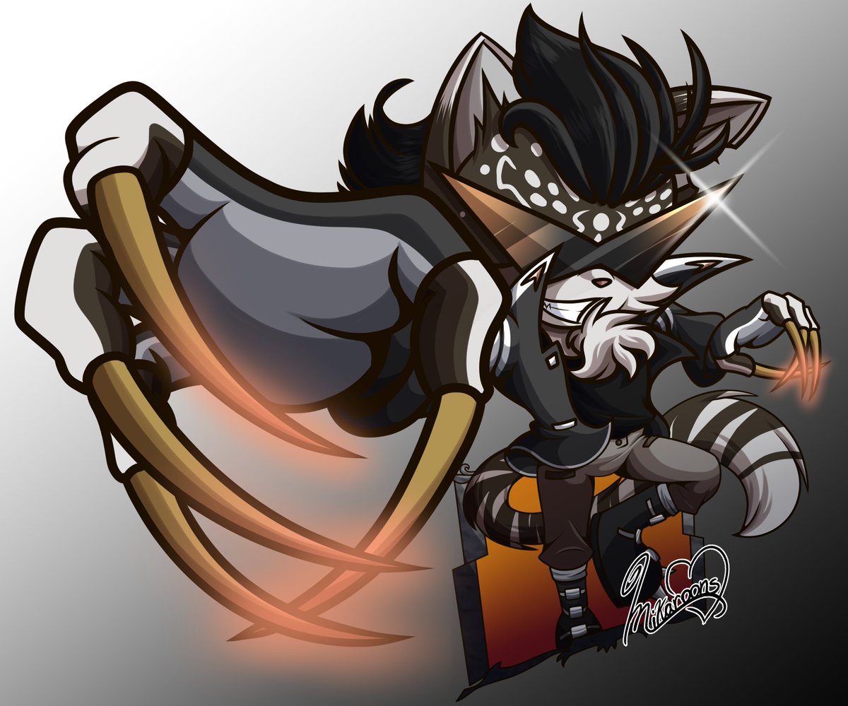 Mika_roons's tweet photo. Secret Santa picture for @TheMonsterlord 
------------- 
Please do not alter, edit, recolor, claim as your own, or use without my permission. https://t.co/N2bDR3mLOM