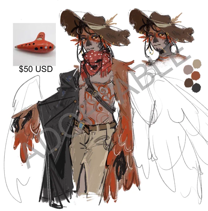 Putting these four up for sale! Dm me if interested (payment through PayPal as always) #oc #adoptable #oc