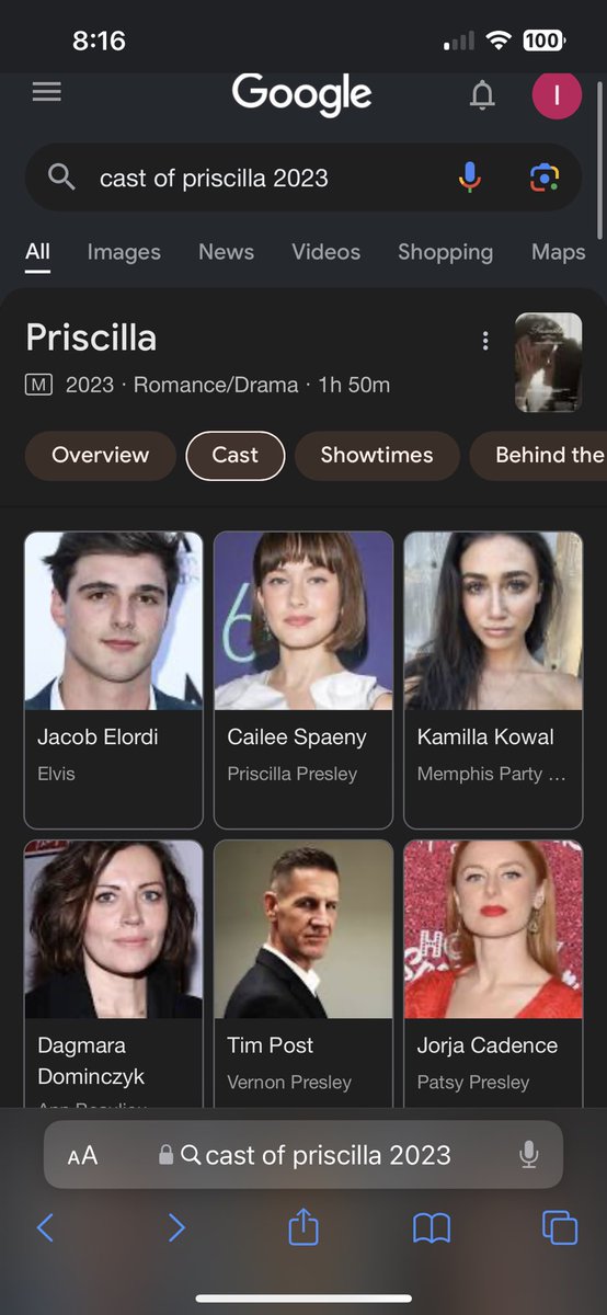 kooljdjdjd's tweet photo. IM SO MAD RN. THE WHOLE POINT OF THIS MOVIE IS TO BE ABT THE STORY OF PRISCILLA AND STILL THE MF PLAYING ELVIS IS FIRST ON THE CAST LIST https://t.co/pFlQYZU0X4