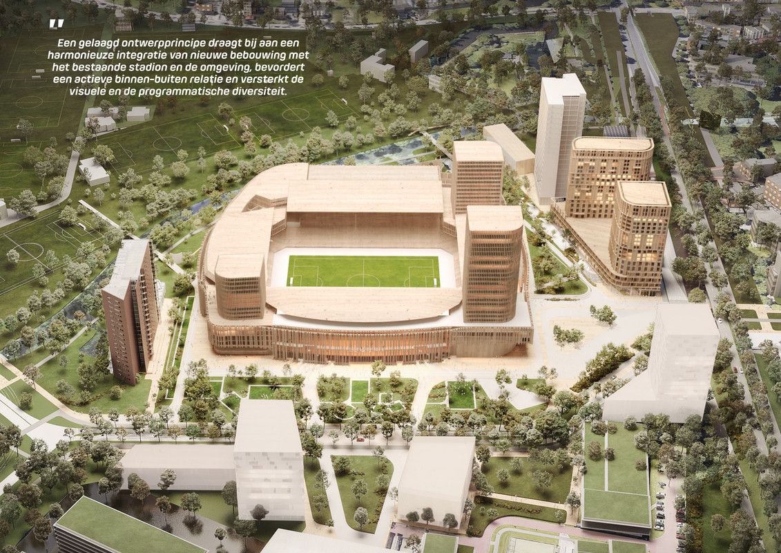 Ramoncp72's tweet photo. Plaatje hoe het zou kunnen worden.  Plannen moeten uiteraard nog definitief worden uitgewerkt.  Lijkt op tribune onder in de hoeken.  Zou heel fraai zijn.  @fcutrecht
#utrecht https://t.co/qmwSxFKmbH https://t.co/r80wE2iE8S