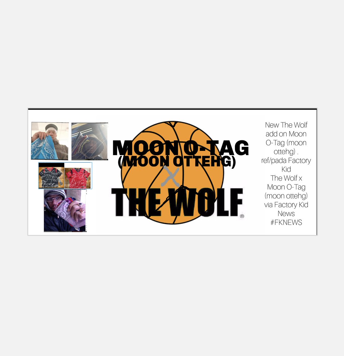 Trillionairec's tweet photo. Moon O-Tag (Moon Ottehg) New The Wolf
@TheWolfMerch
Moon O-Tag (Moon Ottehg) x THE WOLF 

"YOUR IT!!!!!!"

THE WOLF @TheWolfMerch  add on via Factory Kid News Factory Kid x The Wolf add on Moon O-Tag (Moon Ottehg) via Factory Kid News via para
@MikeSteedGang via Factory Kid News https://t.co/jIXzkO7O3U