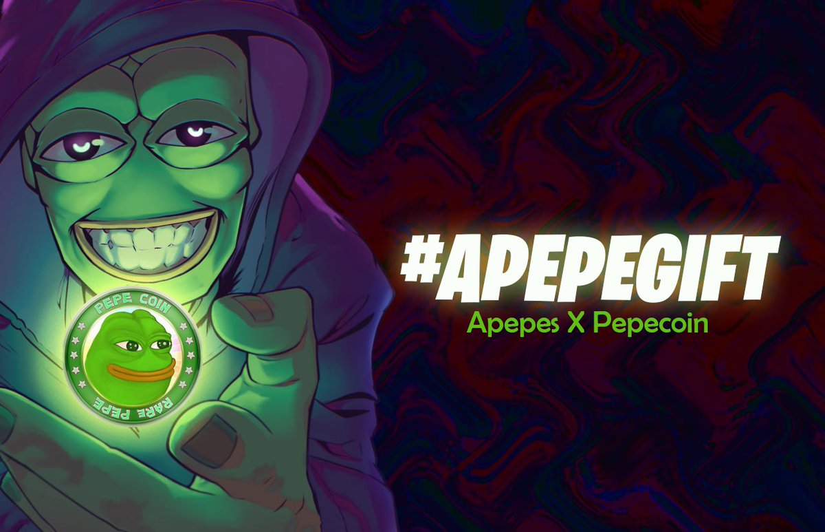 Pepecoin (@pepecoins) on Twitter photo ANNOUNCEMENT
Are you a RareApepe?
PepeCoin x RareApepe first ever ultra rare NFT collab named #ApepeCoin.
Trust me, you're going to want these in Kekspace.
To qualify, you must stake 420 #PEPECOIN by Jan 04 2024 UTC 05:00 ๐
<a href="/RareApepesNFT/">Rare Apepes</a>
<a href="/pepe_designer/">Rare Designer</a>
<a href="/rarelabsxyz/">RareLabs</a> ANNOUNCEMENT
Are you a RareApepe?
PepeCoin x RareApepe first ever ultra rare NFT collab named #ApepeCoin.
Trust me, you're going to want these in Kekspace.
To qualify, you must stake 420 #PEPECOIN by Jan 04 2024 UTC 05:00 ๐
<a href="/RareApepesNFT/">Rare Apepes</a>
<a href="/pepe_designer/">Rare Designer</a>
<a href="/rarelabsxyz/">RareLabs</a>
