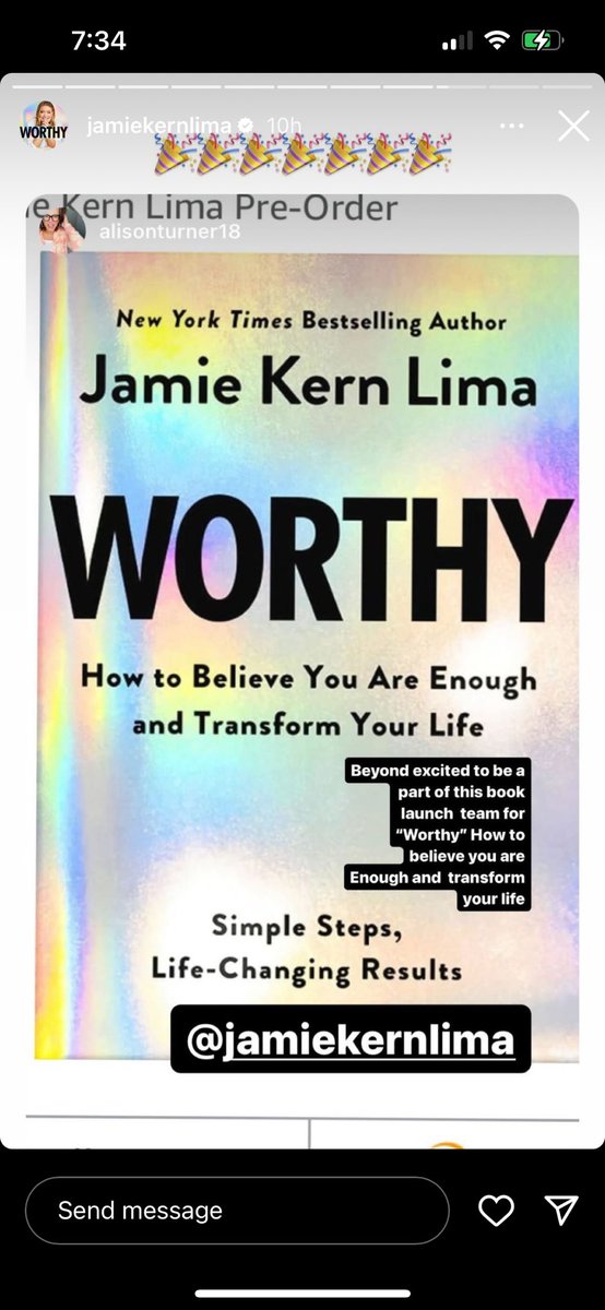 @JamieKernLima Ready to get this message out to the world #2024 #worthybook