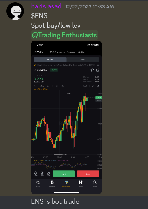 TheTradingPitt's tweet photo. $ENS 🚀

Trade called out by @harisasad_ 

Magnificent pump after Vitalik posted about it! https://t.co/6ETKhcSjGT
