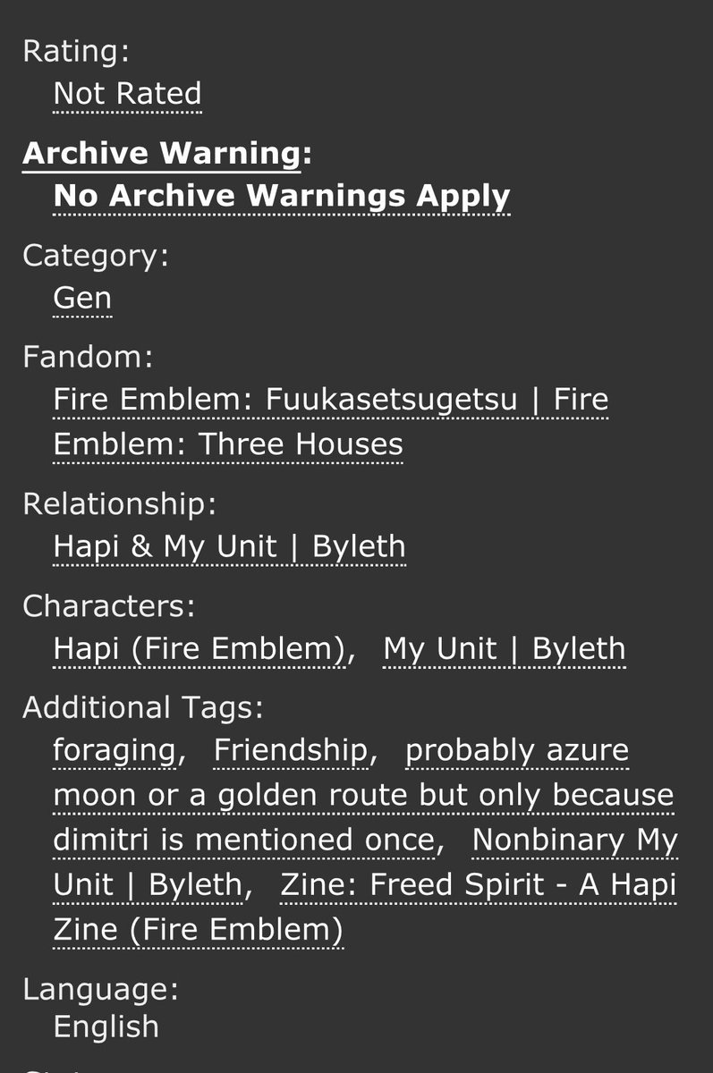 [fe3h] in the weeds, we walked

2.4k words, hapi &amp; byleth, foraging. written for <a href="/zinehapi/">Freed Spirit: A Hapi Zine</a>! 

link below ☟