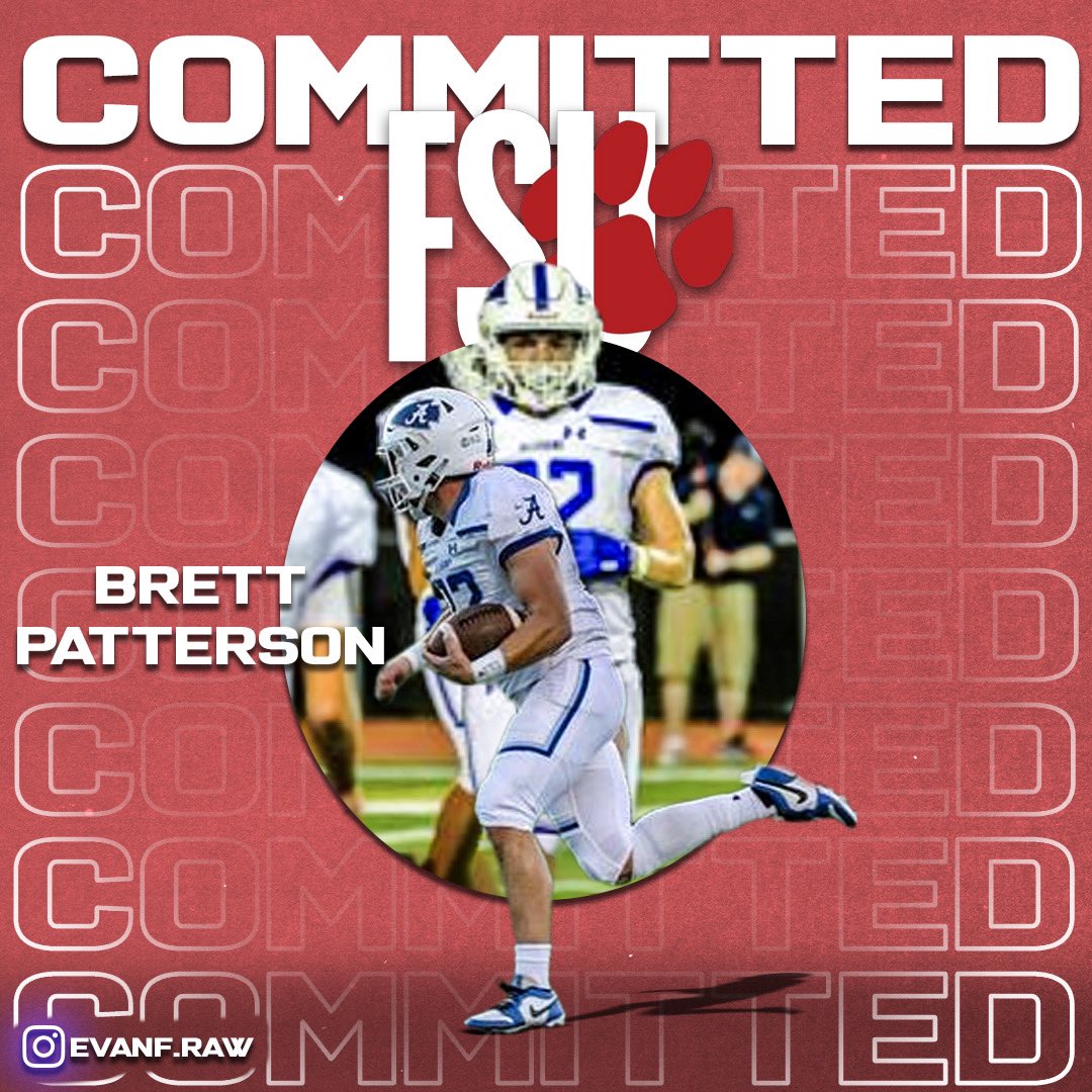 Brett Patterson (@brettpatterso1) on Twitter photo The recruiting process has been amazing to me but after a lot of thought, I will be committing and signing to <a href="/FrostburgFB/">Frostburg Football</a> Let’s work 😤<a href="/coach_ewags/">Eric Wagoner</a> <a href="/CoachFacey/">Malcolm Facey</a> <a href="/CoachPuff_FSU/">Matt Puffenberger</a> <a href="/CoachHansel/">Bryan Hansel</a> The recruiting process has been amazing to me but after a lot of thought, I will be committing and signing to <a href="/FrostburgFB/">Frostburg Football</a> Let’s work 😤<a href="/coach_ewags/">Eric Wagoner</a> <a href="/CoachFacey/">Malcolm Facey</a> <a href="/CoachPuff_FSU/">Matt Puffenberger</a> <a href="/CoachHansel/">Bryan Hansel</a>