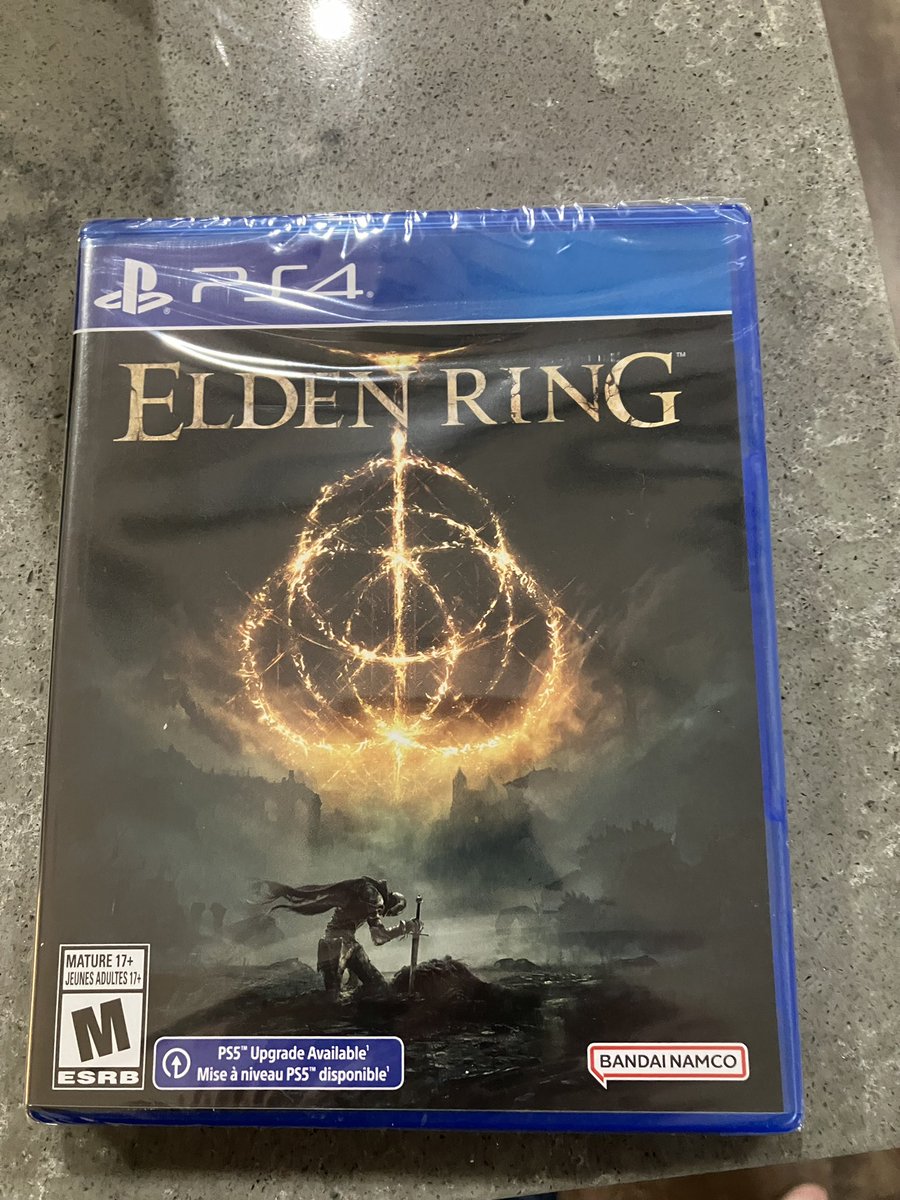 SozUSayWhat's tweet photo. Just picked up a copy of elden ring, very excited https://t.co/jbdEh3LPrh