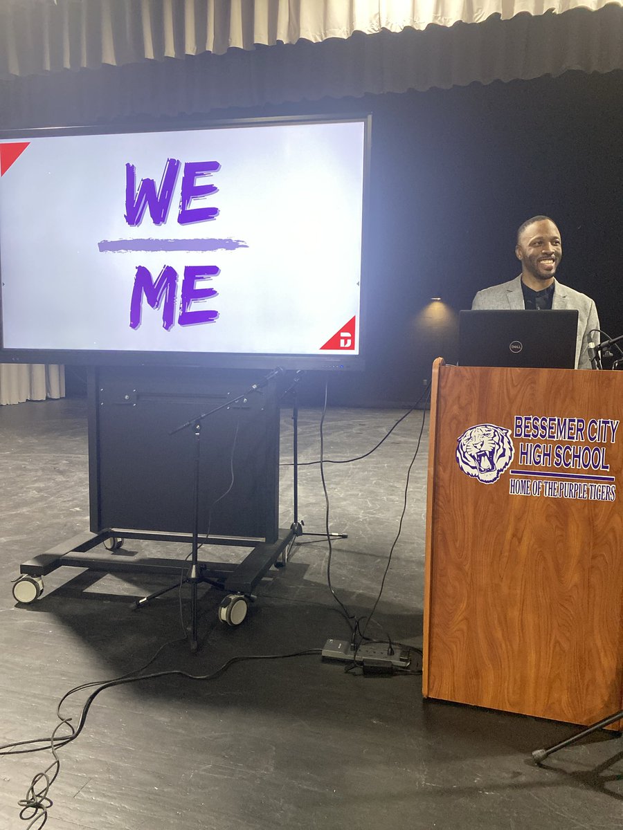 BCSTigers's tweet photo. It's all about we (BCS) vs me (our own personal). We are working for the good of BCS! #BelieveInBessemer #TapInTigerUp https://t.co/rDUXJIrL18