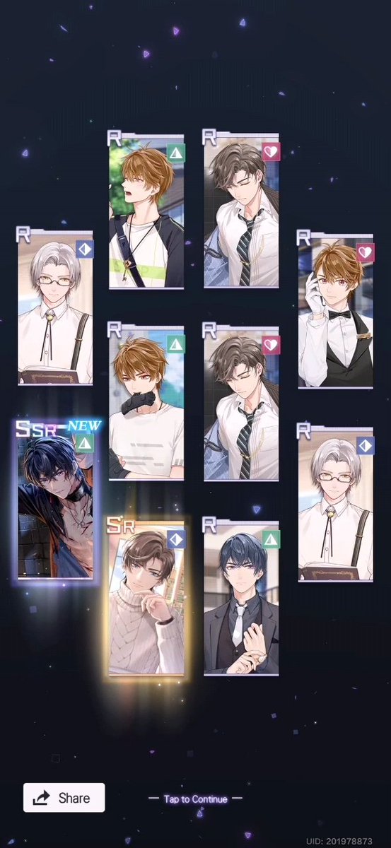 I've never been this lucky😲 I got Artem on 20pulls (10free and 1st 10discounted pulls) and Marius on  10pulls (2nd 10discounted pulls)❤️💜 Should I be nervous on next event? 😅