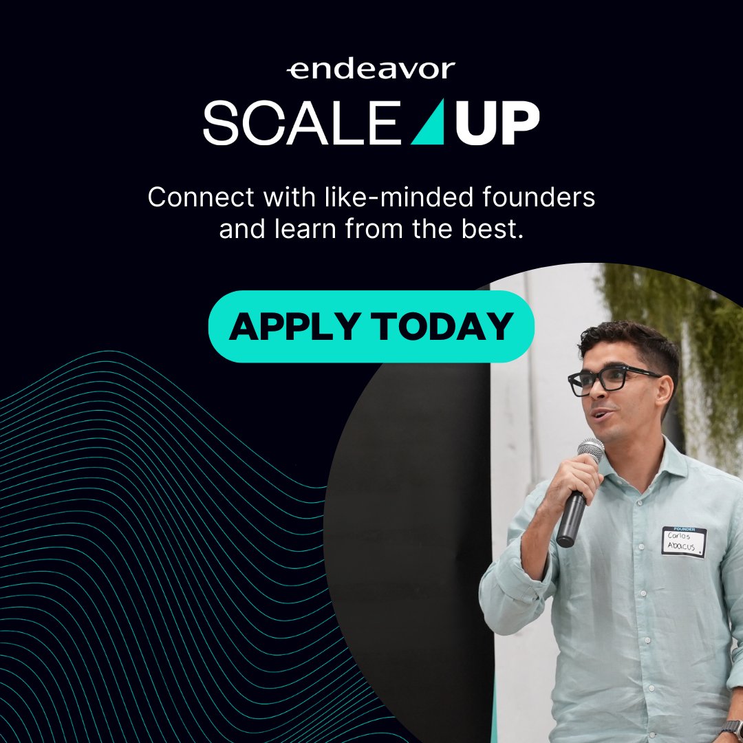 EndeavorMIA's tweet photo. New year! New cohorts!🆕

Applications for our 2024 Endeavor #ScaleUp 
https://t.co/paR0PyJIU8

and #EndeavorLAB cohorts are now open!  
https://t.co/uaq7xQyDL7 https://t.co/0NHmBMFhbL