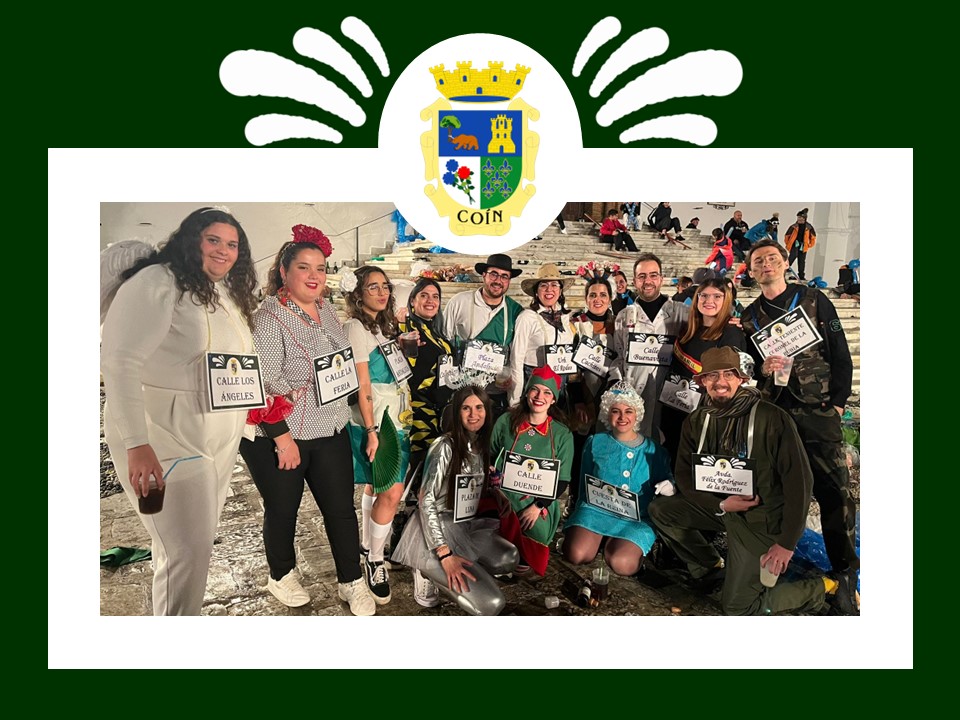 mdmcerrillo's tweet photo. Las calles de Coín os desean un feliz año 2024 #NOCHEVIEJACOIN2023
@AytoCoin Modalidad Grupo y Grupo más espectacular. https://t.co/jRhyHhNItH