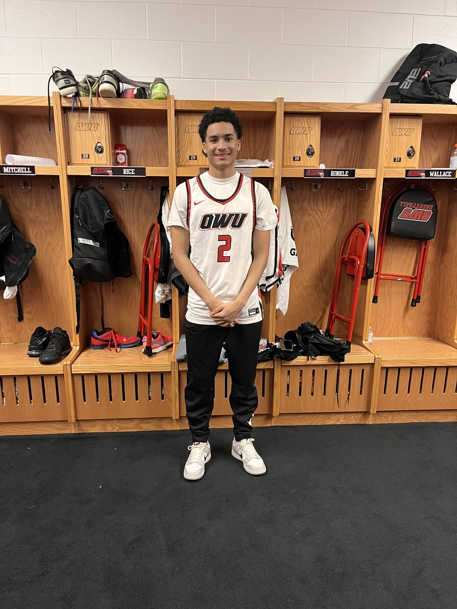 Had a great visit at Ohio Wesleyan University this morning. Big thanks to Coach <a href="/DavidVogel22/">David Vogel</a> and Head Coach Dewitt for having me!