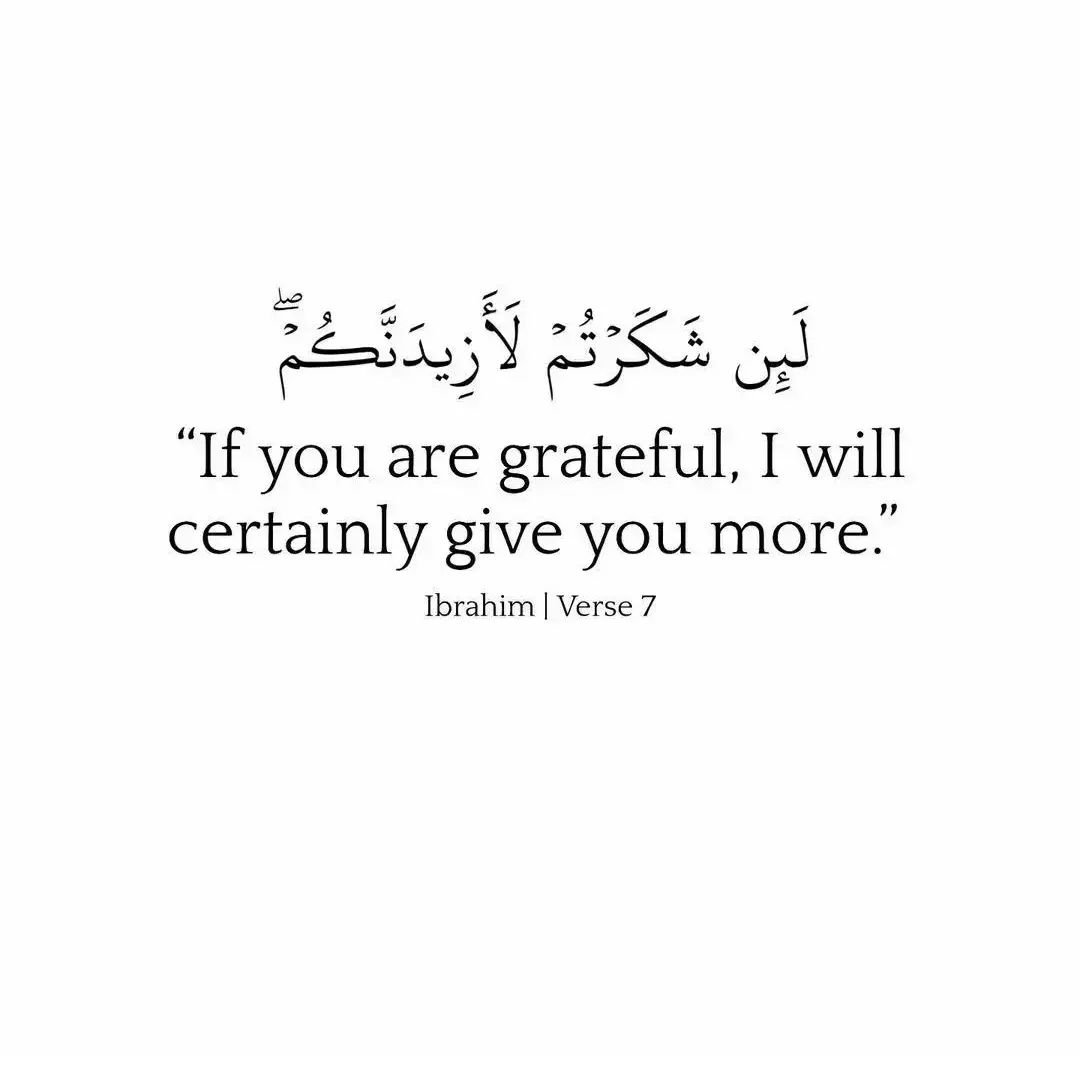 7signxx's tweet photo. "If you are grateful, I will give you more." https://t.co/THdANJ67d8