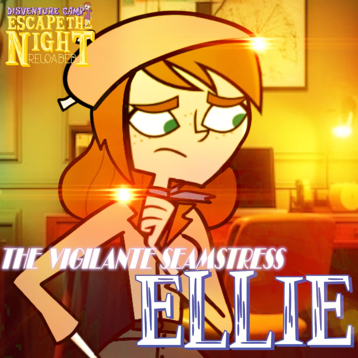 NightSavant's tweet photo. Thread by thread, secrets unravel in the night. Meet Ellie, the Vigilante Seamstress, stitching together her fate in a tapestry of mystery. 🪡🌙 #disventurecamp #dctwt #TeamEllieDCAS #disventurecampallstars #DCIETN https://t.co/2KHTXMFPGZ