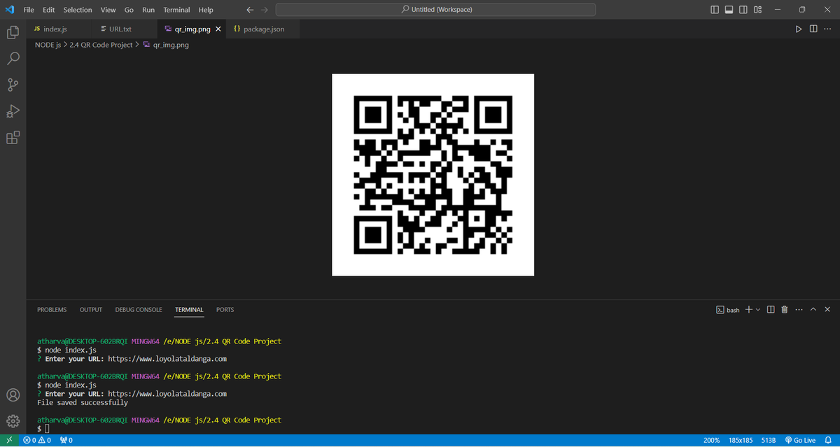 AWebwiz43143's tweet image. #100DaysOfCode #webdevelopment #challenge  
 Day 12
 
Installation of Node.js
Using Node.js
Native Node Modules
NPM Package Manager
Installing External Node Modules

Project - QR Code Generator

#webdeveloper 
#100daysofcodechallenge 
#CodingJourney 
#codinglife 

@yu_angela