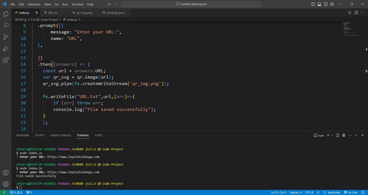AWebwiz43143's tweet image. #100DaysOfCode #webdevelopment #challenge  
 Day 12
 
Installation of Node.js
Using Node.js
Native Node Modules
NPM Package Manager
Installing External Node Modules

Project - QR Code Generator

#webdeveloper 
#100daysofcodechallenge 
#CodingJourney 
#codinglife 

@yu_angela