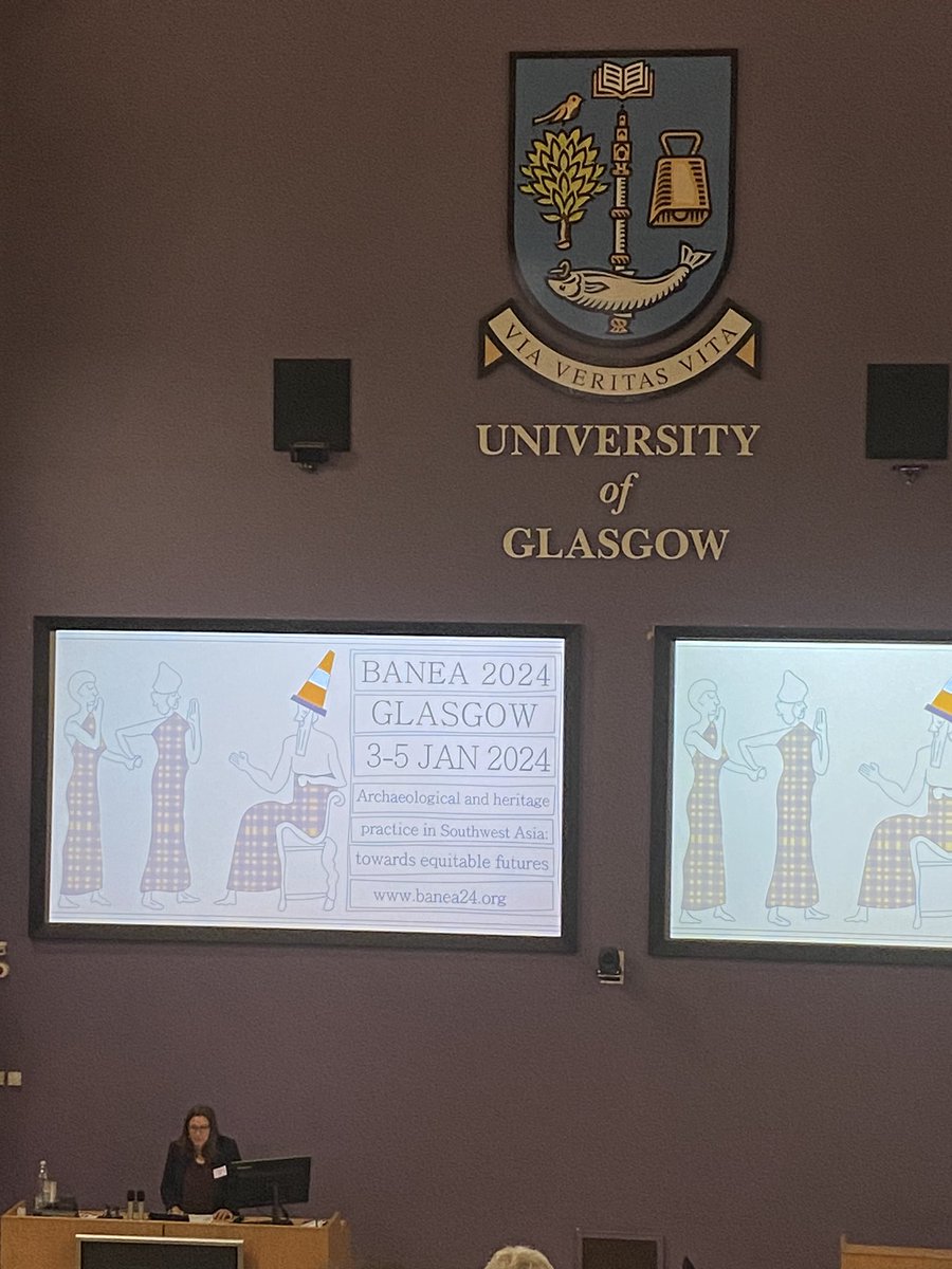 A_prehistorian's tweet photo. At the University of Glasgow for the 2024 annual meeting of the British Association of Near Eastern Archaeology (3-5 January) https://t.co/bvv4ZmuOpn #banea2024 https://t.co/qucGSXkQdY