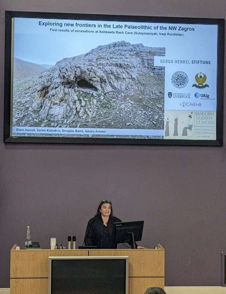 A_prehistorian's tweet photo. Presented the first results of the 2023 excavations at Ashkawta Rash cave in Iraqi Kurdistan by the LASTHUNTER project late #palaeolithic #Neolithic #archaeology https://t.co/it85hvyywN