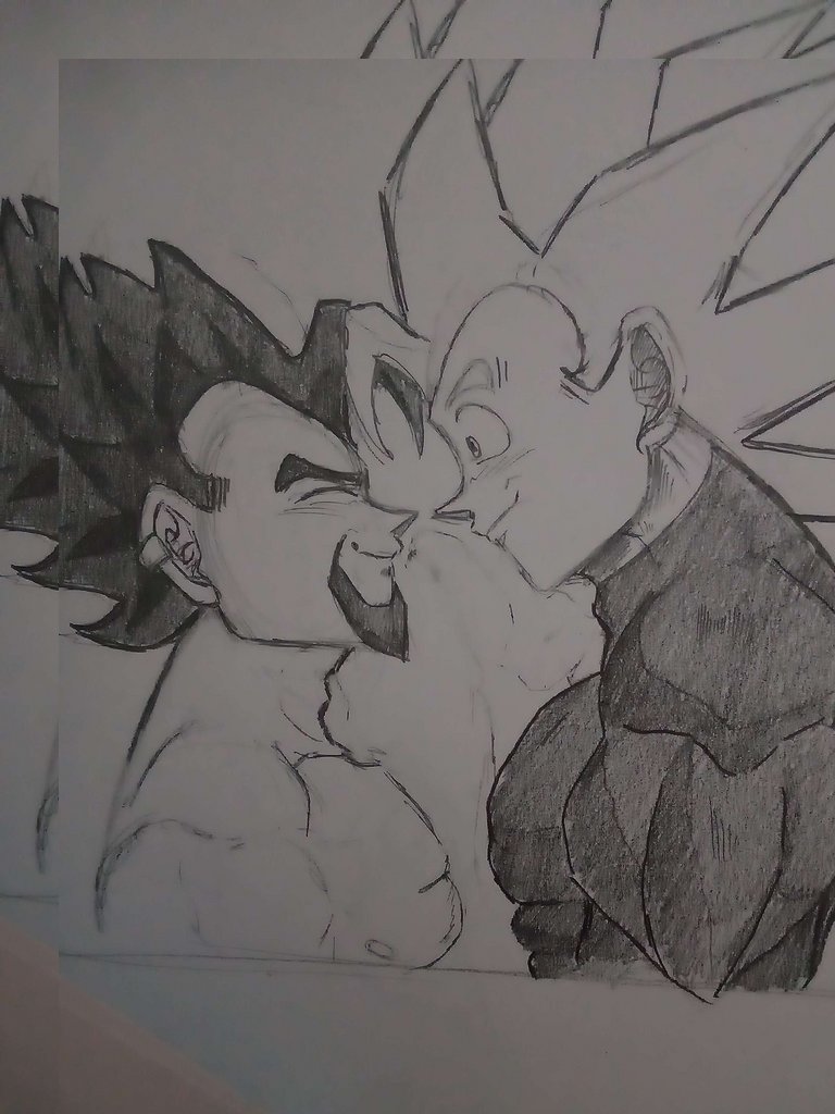 KujoKreations's tweet photo. @VRChat My husband decided to draw me and his Dragon ball OC's for me and him and it turned out perfect. https://t.co/jz3LWCAZmN