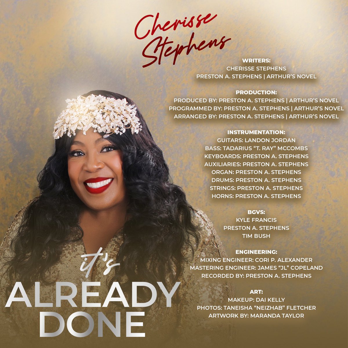 Download the New Single from Cherisse Stephens! bit.ly/streamitsalrea…