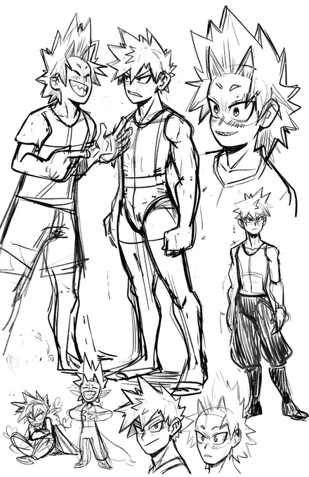 First sketch dump of the year! 🤗 KRBK 