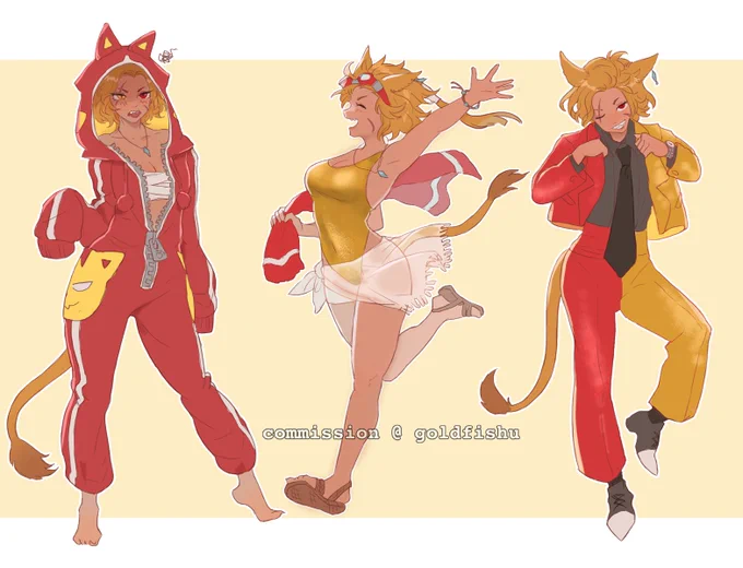 outfit sketch page for tebi  