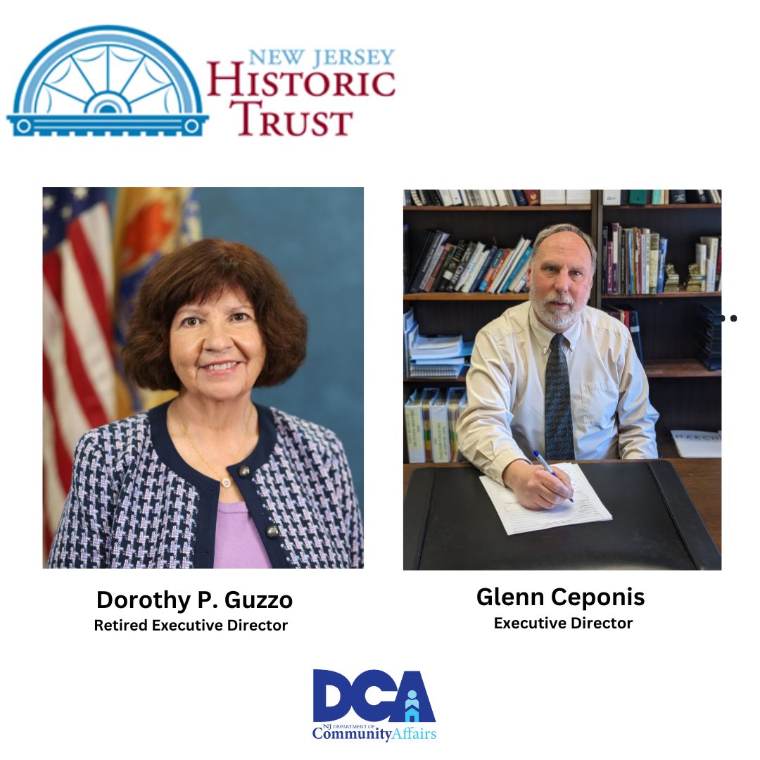 NJ Historic Trust Announces Retirement of Ex. Director Guzzo & Welcomes Glenn Ceponis as Successor. Ceponis has extensive experience in historic preservation & is set to continue the impactful work of the Trust. More: conta.cc/47lCB1I @njhistorictrust #historicpreservation