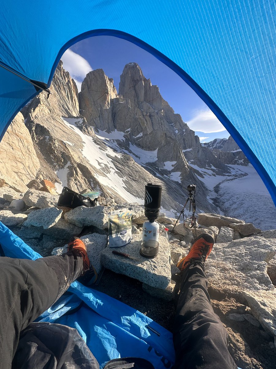tylekki's tweet image. Back from the mountains, here is a few photos from inside my tent this past week in Patagonia.