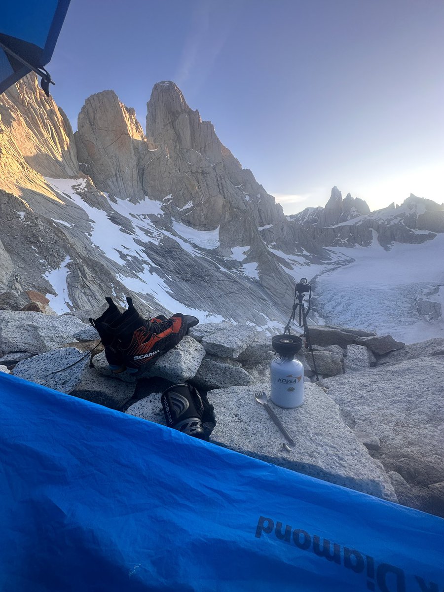 tylekki's tweet image. Back from the mountains, here is a few photos from inside my tent this past week in Patagonia.