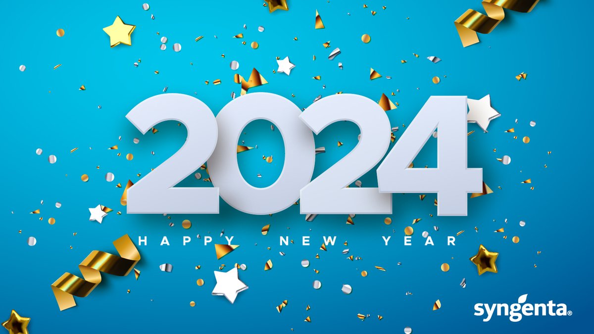 To all farmers and those who have trusted Syngenta to guide you through the changing seasons, we wish you a #HappyNewYear, a fruitful #Plant24 and look forward to continuing to support America’s farmers in 2024.