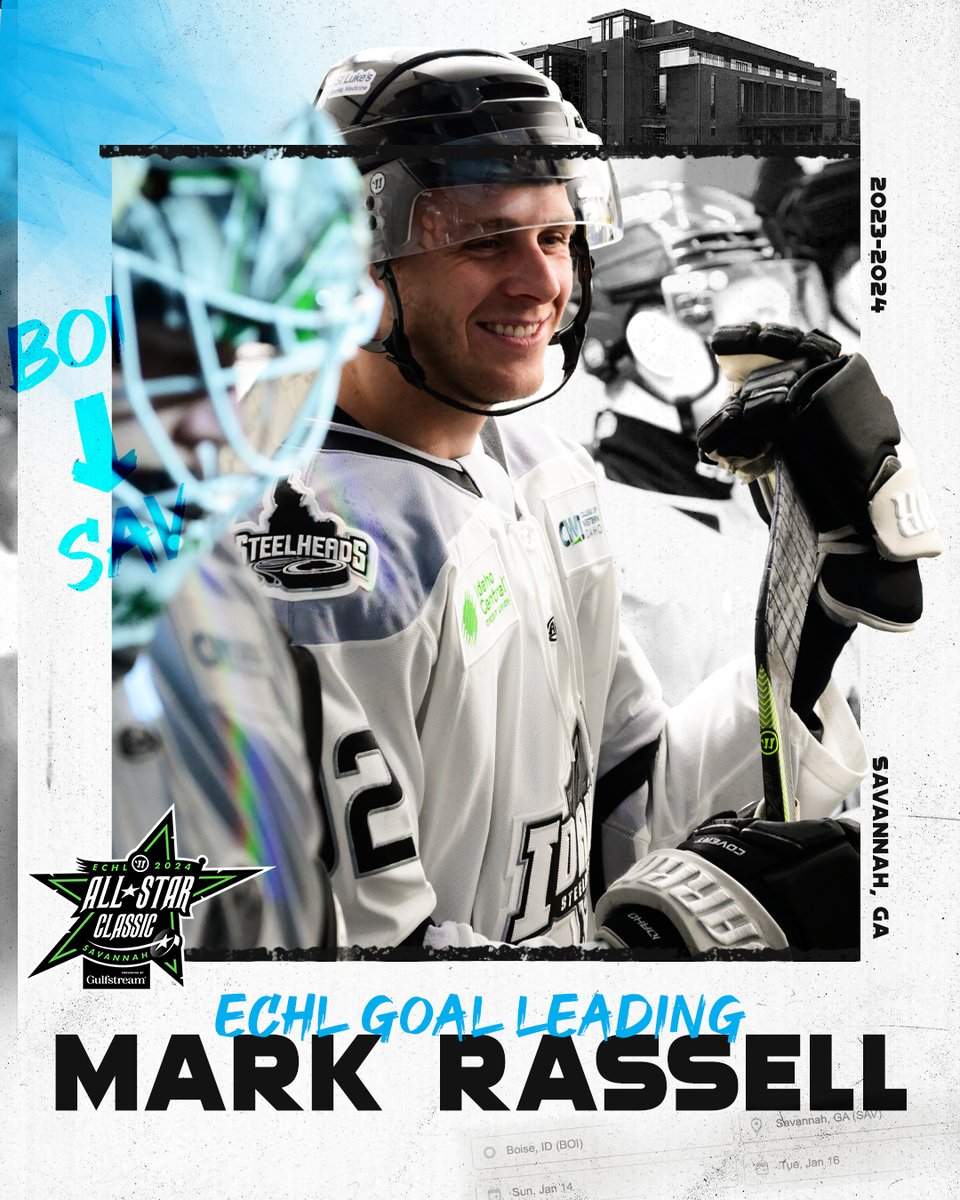 🤩 Mark Rassell is headed to the <a href="/ECHL/">ECHL</a> All-Star Classic. 

In his first season in Boise, Rassell leads the league with 22 goals and is tied for sixth with 35 points. 

Congrats, Rass!! 

📝 MORE : bit.ly/3NROx4l