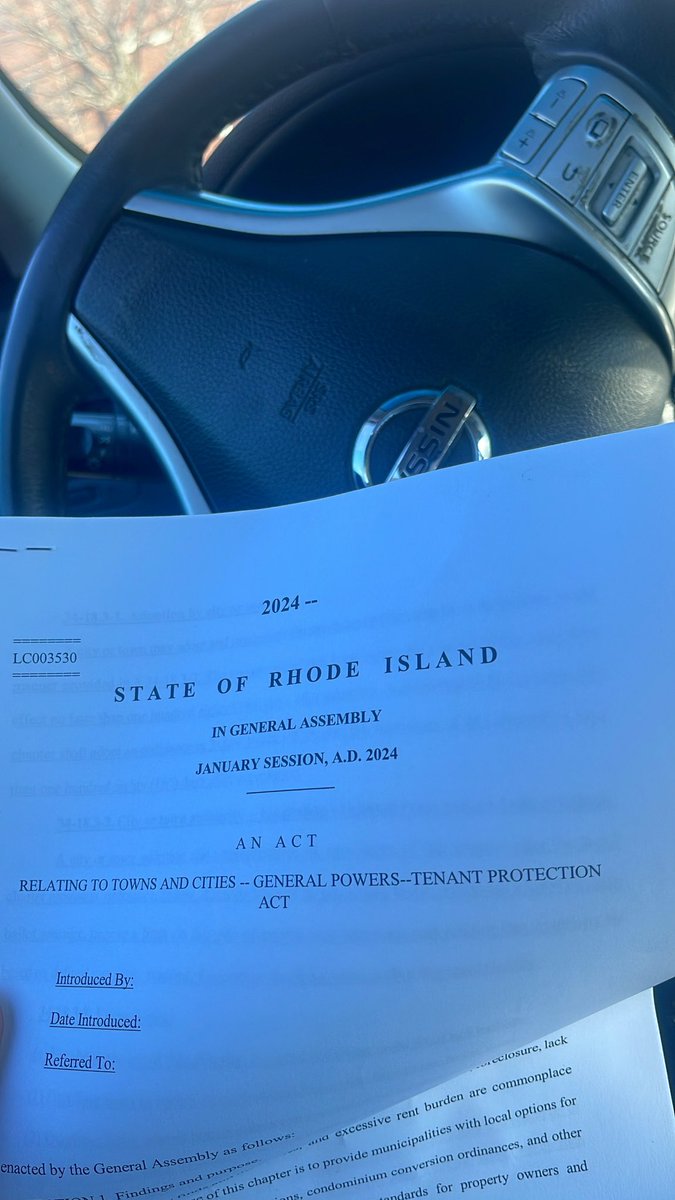 EnriqueForRI's tweet image. This bill will receive a lot of criticism, but rent control is needed in Providence and throughout Rhode Island for most people who rent. 

There are protections and exemptions for homeowners.