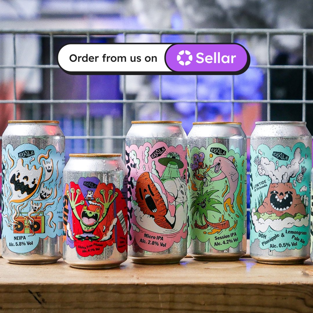 ExaleBrewing's tweet photo. Trade customers can now buy direct from us on Sella
- Live availability
- Direct delivery schedule
- Order tracking/invoice history
- Fast and easy ordering

https://t.co/SlJAwcVqV4

#sellar #exalebrewing https://t.co/SJx2haCpKQ