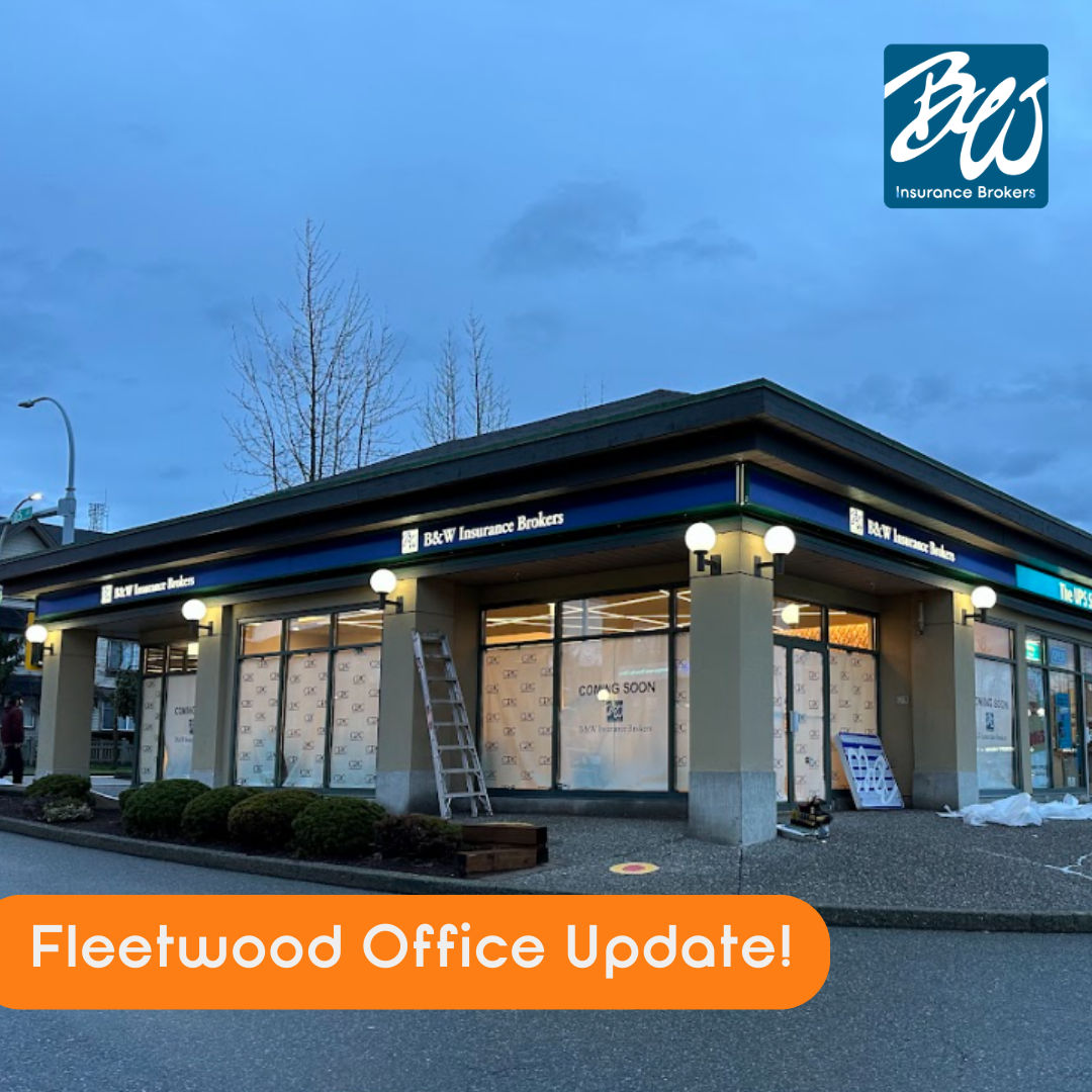 BandWInsurance's tweet photo. New signs are up, and the countdown is on! We're looking forward to welcoming everyone to our new Fleetwood Park Village Mall location (beside Fresh St. Market) starting January 15th. https://t.co/0FCu30G5aw