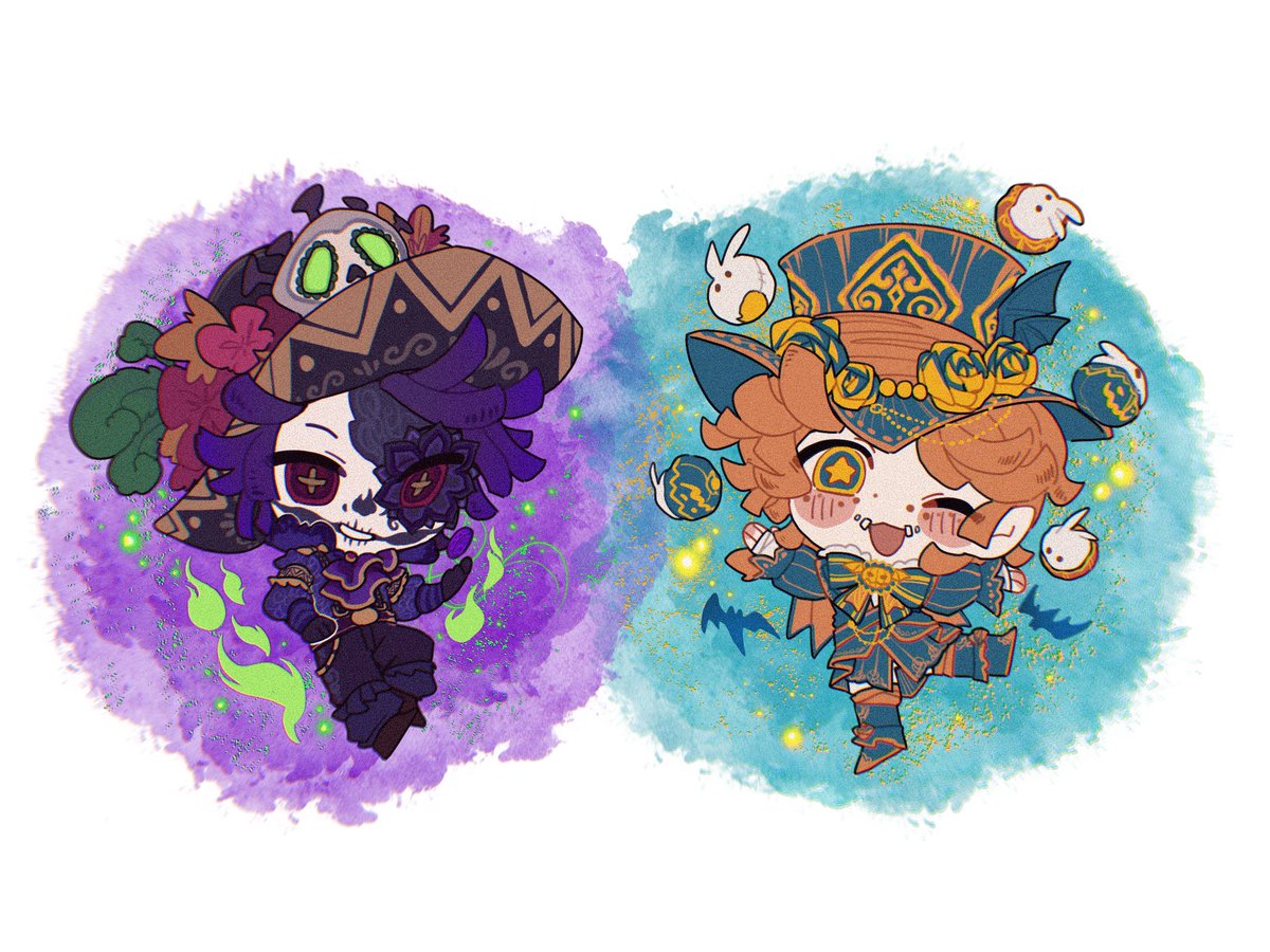 tujiang6's tweet photo. 🧲x🤹🏻‍♂️
喜欢这对...很好吃，所��画了
#Nortmike
#勘杂
#探曲
#IdentityV https://t.co/1jidMBWrCf