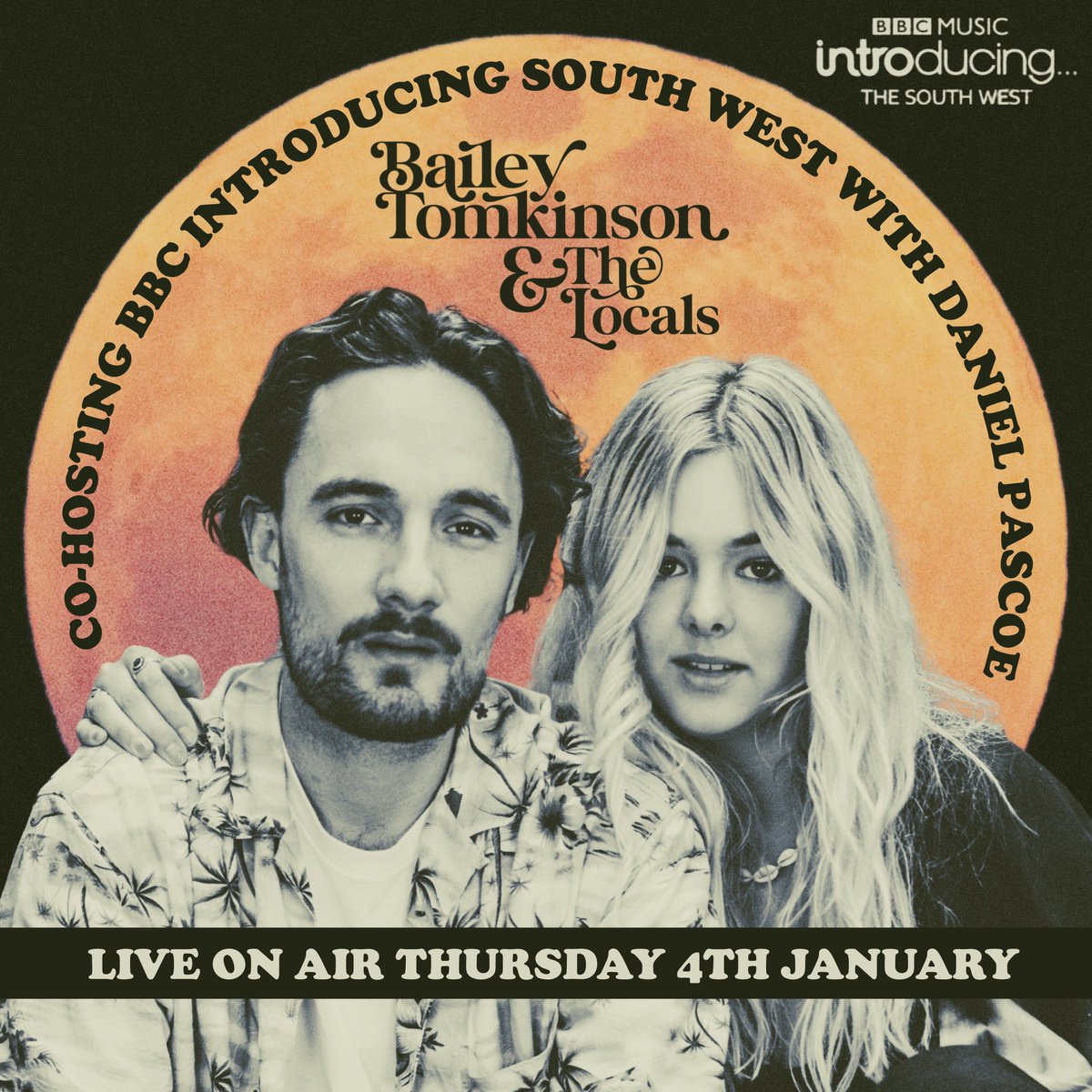 Jord & I are buzzing to be co-hosting @BBCIntroSW with our friend @iamdanielpascoe tomorrow night from 8-10PM 🕯️ we’ve selected some of our favourite South West artists & will be talking all about kernowfornia, new music and 2024 AHHHH #bbcintroducing #newmusic
