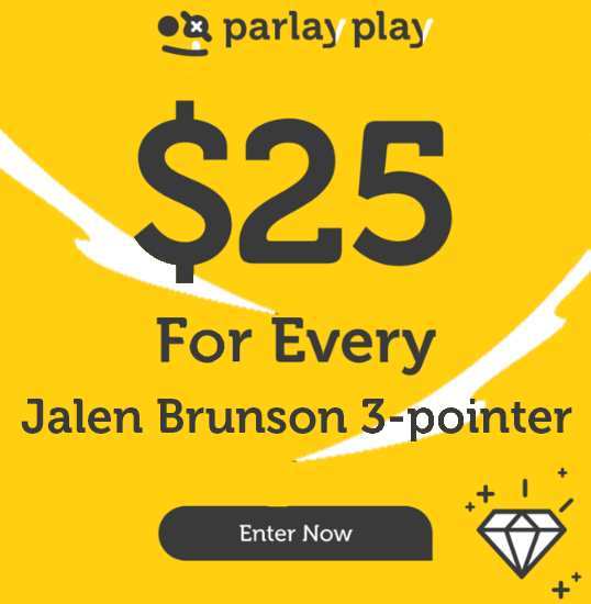 parlay_play's tweet photo. 🏀🎉 GIVEAWAY ALERT! 🎉🏀 

We're handing out $25 to lucky winners for every 3-pointer made by Jalen Brunson in the #Bulls vs. #Knicks game tonight! 🤑🔥

To enter:   
-Like & Retweet 
-Follow @parlay_play
-Reply with your ParlayPlay username