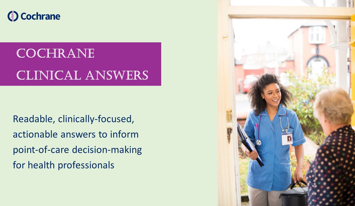 CochraneNursing's tweet photo. In #olderadults at high risk of #falls, home #fallhazard interventions which include assessing hazards, making environmental adaptations or behavioural strategies probably reduce fall rates by 38% https://t.co/R8KrQyaTLO #CochraneClinicalAnswers
@CochraneLibrary
@CochraneNursing https://t.co/Vp2d8lsUAd