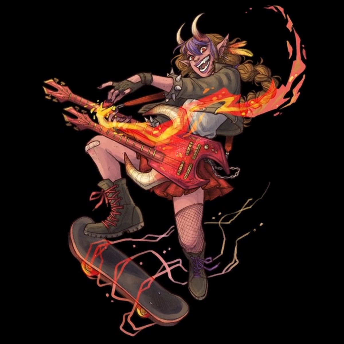 dimension20show's tweet photo. And to save you from having to pause and screenshot - here's Fig's new character art from this season's character artist, @caitmayart https://t.co/ipNWEwMVe3
