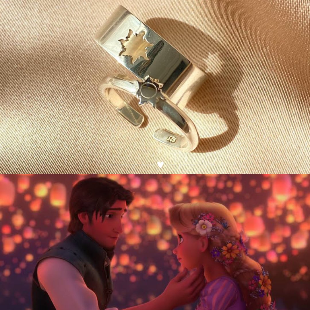 pesieria's tweet photo. Birbirini Tamamlayan Çift Yüzüğü | 925 Gümü♥️#rapunzelandflynn #rapunzelflynnrider #tanglededit #couplerings #matchingrings https://t.co/Ni0xIdAuVp