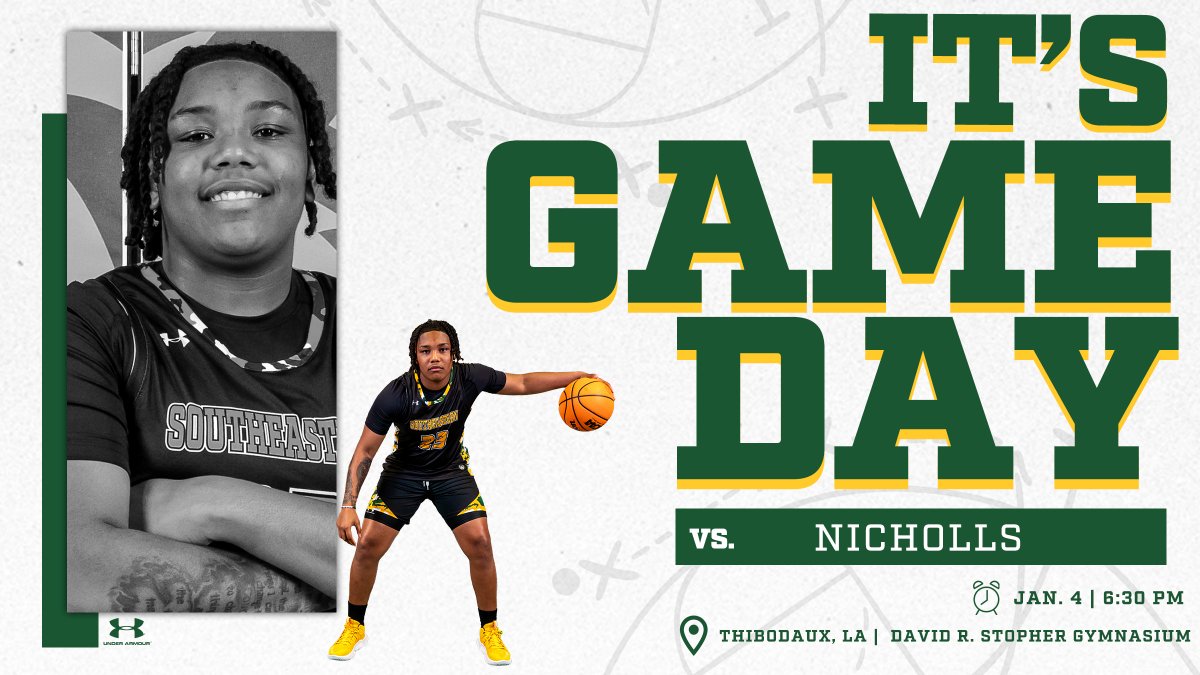 🏀Game 12 | vs Nicholls
📍Thibodaux, LA | David R. Stopher Gymnasium
🕐6:30 p.m.
📺ESPN+
💻espn.com/watch/player/_…
📊geauxcolonels.com/sidearmstats/w…
📻lionsports.net/listenlive
#2PeatTour | #AllOrNothing | #LionUp