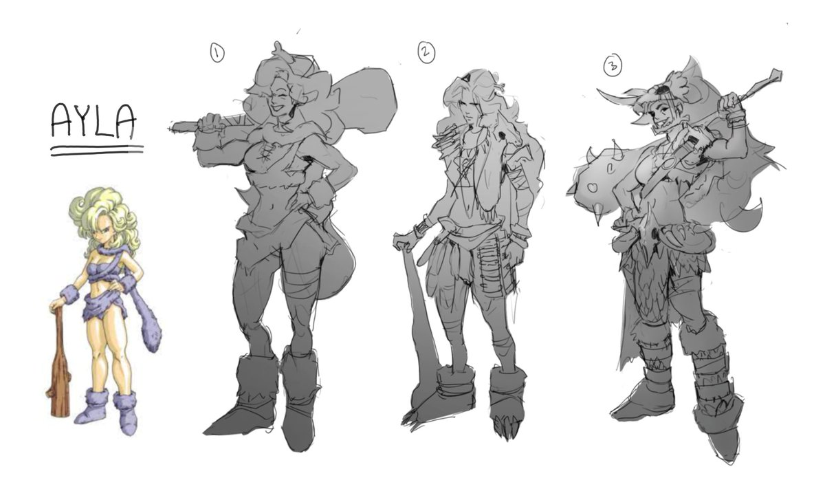 Reimagining Ayla from Chrono Trigger!