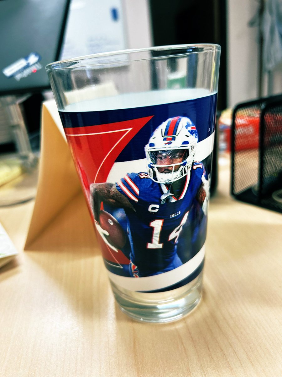 2024 highlight!  This surprise at my desk after returning to work today! #BillsMafia <a href="/stefondiggs/">stefon diggs</a>