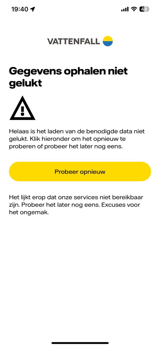 HabboRoy's tweet photo. @VattenfallNL wanneer wordt dit probleem in de app opgelost? https://t.co/AyfjDNuKF7