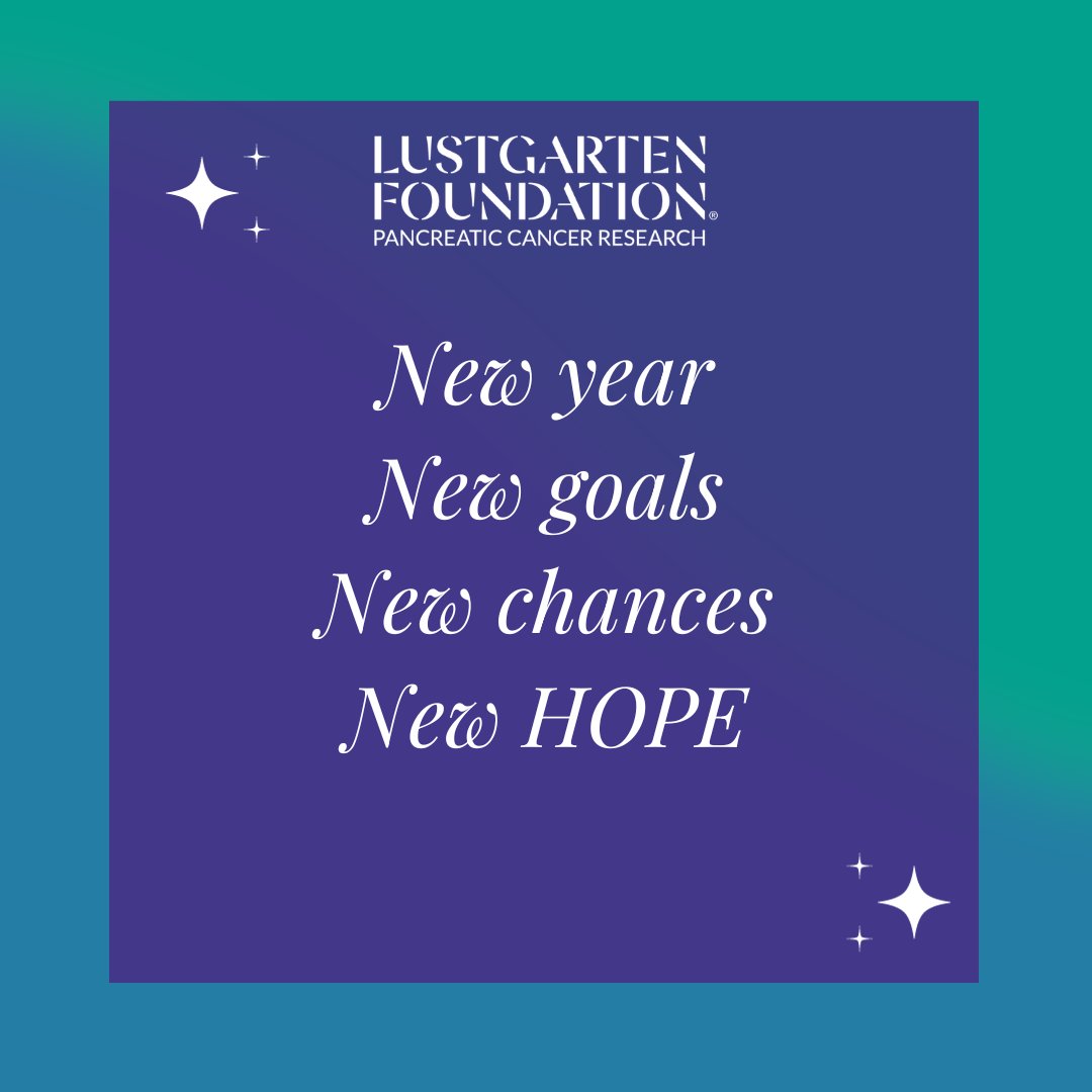We are resolved to turn hope into breakthroughs in 2024! ✨ Thanks to your continued support, we are transforming #pancreaticcancer into a curable disease. 💜

Let's hear it, Lustgarten community — drop your New Year's resolutions below! 👇

#ProgressIsParamount #CommunityIsPower
